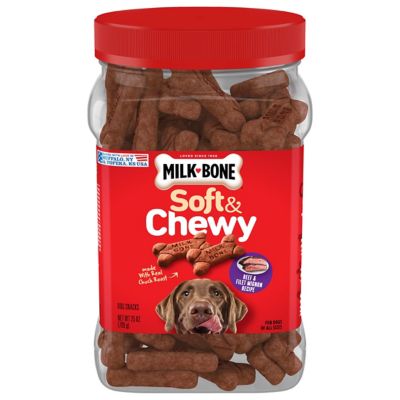 Milk-Bone Soft & Chewy Beef Flavor Dog Treats, 25 oz.
