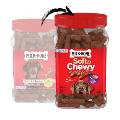 Image showing  Soft and Chewy Beef Flavor Dog Treats, 25 oz.