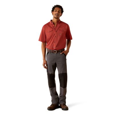 Image showing 5 th Ariat Men's VentTEK DuraStretch Rebar Made Tough Short-Sleeve Work Shirt