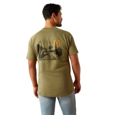 Image showing  Men's Rebar Cotton Strong Buddy Graphic Crew Neck Short-Sleeve T-Shirt