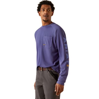 Ariat Men's Rebar Heat Fighter Crew Neck Long-Sleeve T-Shirt