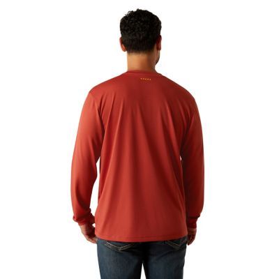 Image showing  Men's Rebar Heat Fighter Staple Long Sleeve T-Shirt