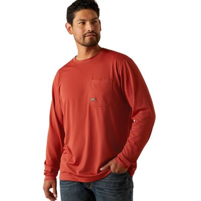 Image showing  Men's Rebar Heat Fighter Staple Long Sleeve T-Shirt