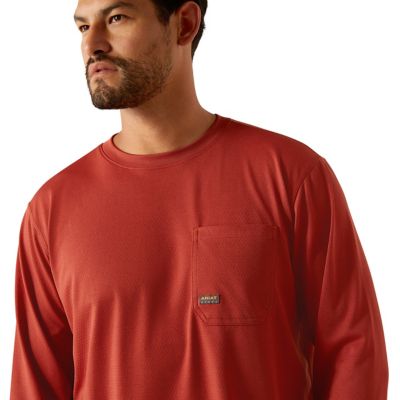 Image showing  Men's Rebar Heat Fighter Staple Long Sleeve T-Shirt