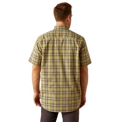 Image showing  Men's Rebar Made Tough Durastretch Collared Short-Sleeve Work Shirt