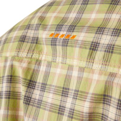 Image showing 3 th Ariat Men's Rebar Made Tough Durastretch Collared Short-Sleeve Work Shirt