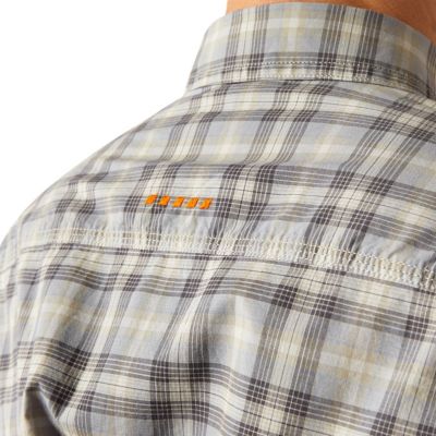 Image showing  Men's Rebar Made Tough Durastretch Collared Short-Sleeve Work Shirt