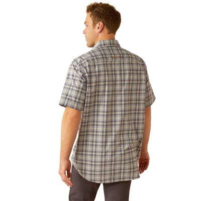 Image showing  Men's Rebar Made Tough Durastretch Collared Short-Sleeve Work Shirt