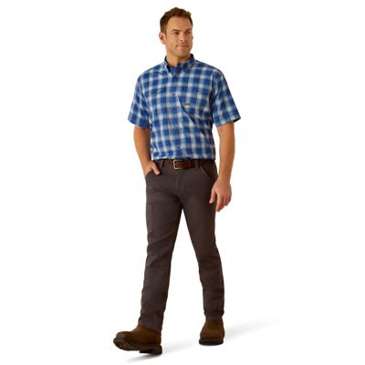Image showing 4 th Ariat Men's VentTEK DuraStretch Rebar Made Tough Short-Sleeve Work Shirt