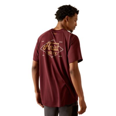 Ariat Men's Rebar Heat Fighter Wired Short Sleeve T-Shirt