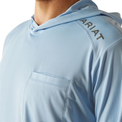 Image showing  Men's Rebar Sunblocker Hooded Long-Sleeve T-Shirt