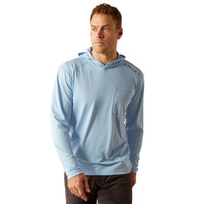 Ariat Men's Rebar Sunblocker Hooded Long Sleeve T-Shirt