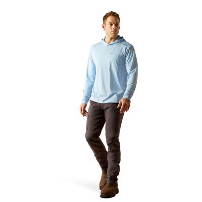 Image showing  Men's Rebar Sunblocker Hooded Long-Sleeve T-Shirt