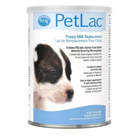 PetAg PetLac Puppy Replacement Powder 10.5 oz. Puppy Milk Replacers & Bottles