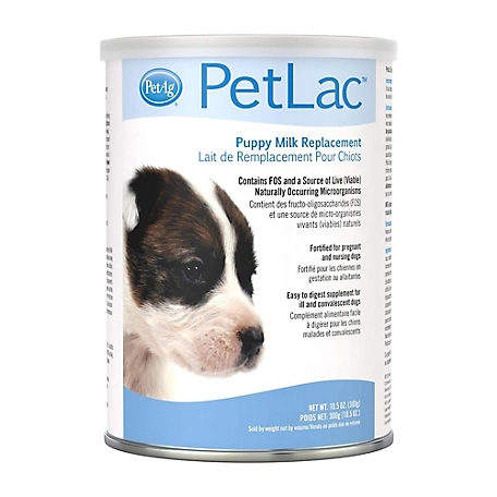 PetAg PetLac Powder Puppy Milk Replacer, 10.5 oz.