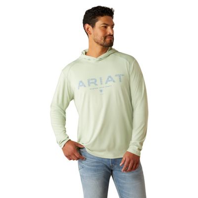 Image showing  Men's Rebar Sunblocker Craft Hooded Long-Sleeve T-Shirt