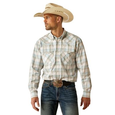 Ariat Men's Moisture Movement Technology Pro Series Fillmore Classic Fit Western Long-Sleeve Button-Down Shirt
