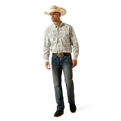 Image showing  Men's Moisture Movement Technology Pro Series Fillmore Classic Fit Western Long-Sleeve Button-Down Shirt