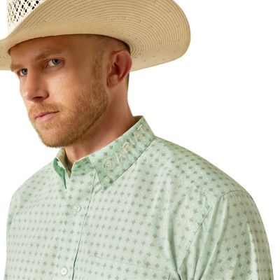 Image showing  Men's Casual Series Team Pierson Classic Fit Western Long-Sleeve Button-Down Shirt
