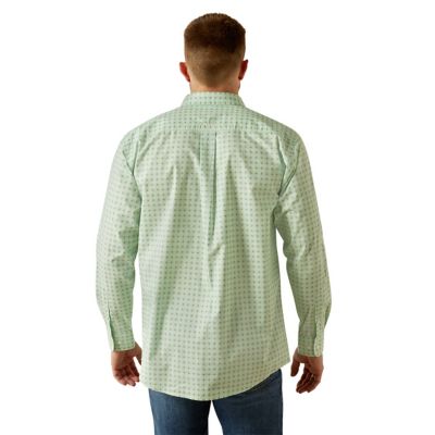 Image showing  Men's Casual Series Team Pierson Classic Fit Western Long-Sleeve Button-Down Shirt