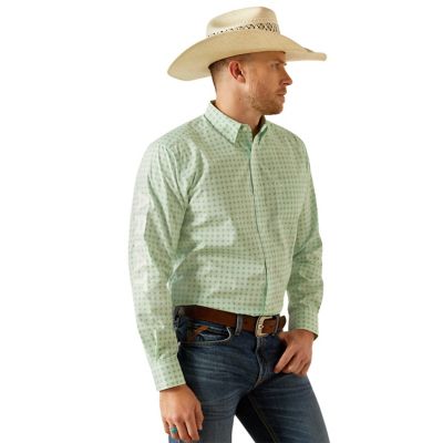 Ariat Men's Casual Series Team Pierson Classic Fit Western Long-Sleeve Button-Down Shirt