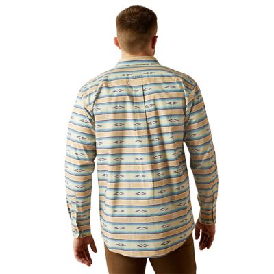 Image showing  Men's Casual Series Team Peer Classic Fit Western Long-Sleeve Button-Down Shirt