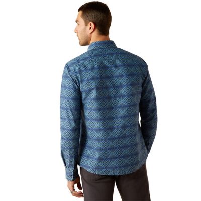 Image showing  Men's McKay Modern Fit Western Long-Sleeve Button-Down Shirt