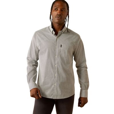 Image showing 0 th Ariat Men's Meyer Modern Fit Western Long-Sleeve Button-Down Shirt