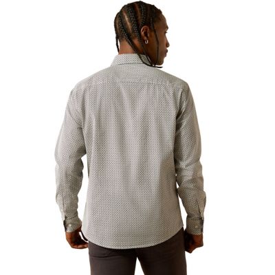 Image showing 1 th Ariat Men's Meyer Modern Fit Western Long-Sleeve Button-Down Shirt