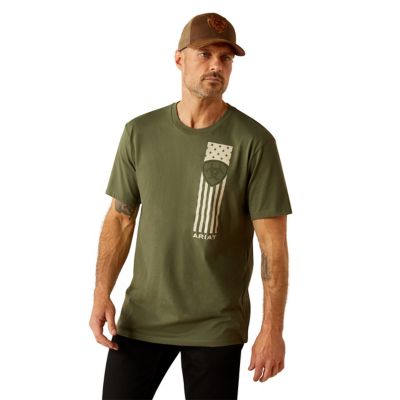 Ariat Men's Patriot Stripe Short Sleeve Graphic T-Shirt