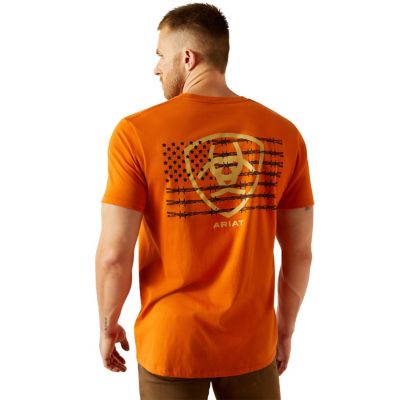 Ariat Men's Barb Shield Short Sleeve Graphic T-Shirt