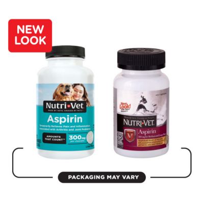 Image showing 7 th Nutri-Vet Aspirin Pain Reliever Chewable Supplements for Medium and Large Dogs, 0.25 lb., 75 ct.