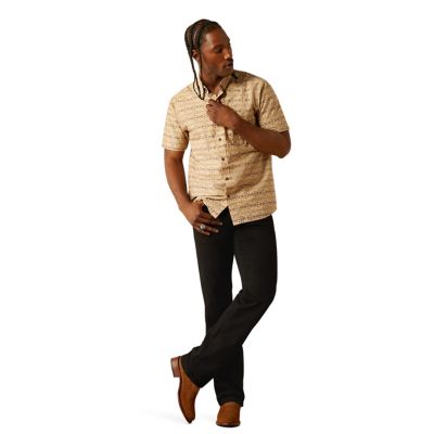 Image showing  Men's Merritt Modern Fit Western Short-Sleeve Button-Down Shirt