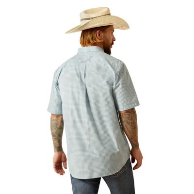 Image showing  Men's Moisture Movement Technology Pro Series Glennie Classic Fit Western Short-Sleeve Button-Down Shirt