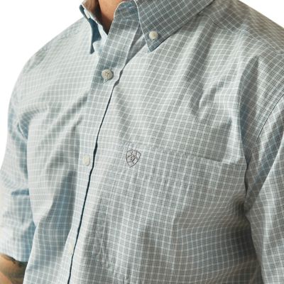 Image showing  Men's Moisture Movement Technology Pro Series Glennie Classic Fit Western Short-Sleeve Button-Down Shirt