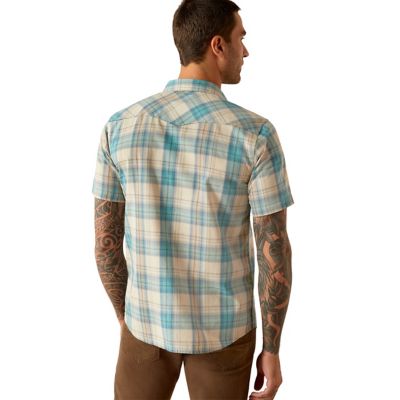 Image showing  Men's Retro Howland Western Short-Sleeve Button-Down Shirt
