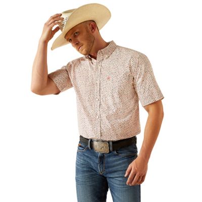 Ariat Men's Casual Series Chapman Classic Fit Western Short-Sleeve Button-Down Shirt
