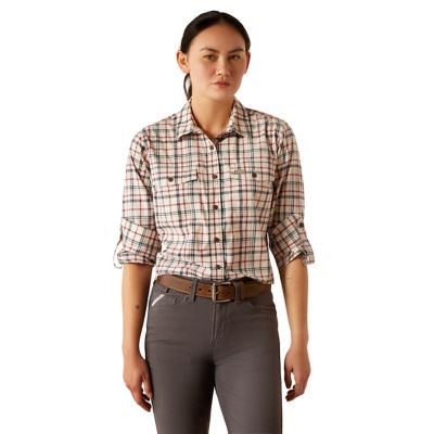 Image showing  Women's Rebar Made Tough DuraStretch Long-Sleeve Work Shirt