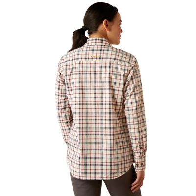 Image showing 1 th Ariat Women's Rebar Made Tough DuraStretch Long-Sleeve Work Shirt