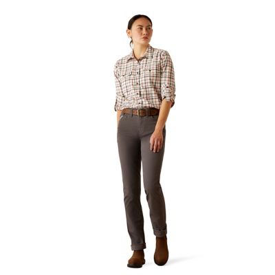 Image showing 5 th Ariat Women's Rebar Made Tough DuraStretch Long-Sleeve Work Shirt