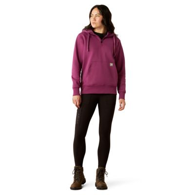 Image showing 4 th Ariat Women's Rebar Skill Set 1/2-Zip Hoodie