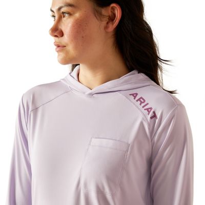 Image showing  Women's Rebar Sunblocker Hooded Long-Sleeve T-Shirt