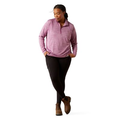 Image showing  Women's Intelligent Cooling System Rebar Evolution 1/2-Zip Long-Sleeve T-Shirt