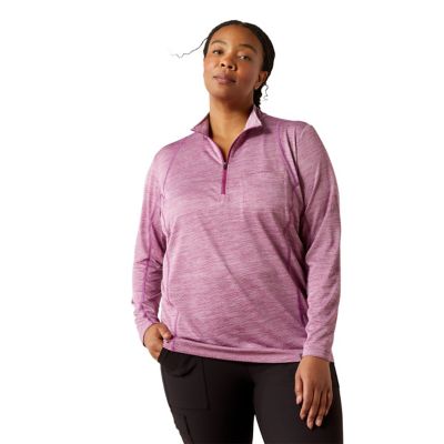 Ariat Women's Intelligent Cooling System Rebar Evolution 1/2-Zip Long-Sleeve T-Shirt
