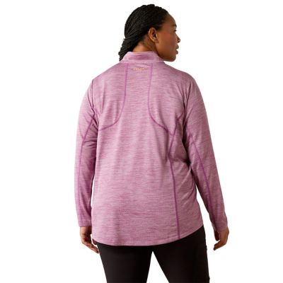 Image showing  Women's Intelligent Cooling System Rebar Evolution 1/2-Zip Long-Sleeve T-Shirt