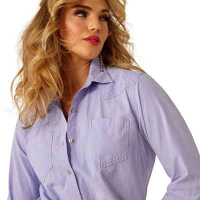 Image showing 2 th Ariat Women's Billie Jean Western Long-Sleeve Button-Down Shirt