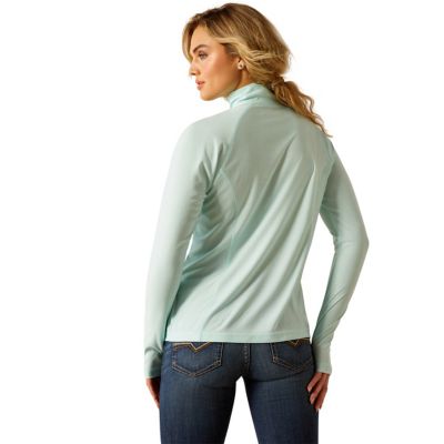 Image showing 1 th Ariat Women's Laguna 1/4 Zip Long Sleeve Top