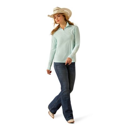 Image showing 3 th Ariat Women's Laguna 1/4 Zip Long Sleeve Top