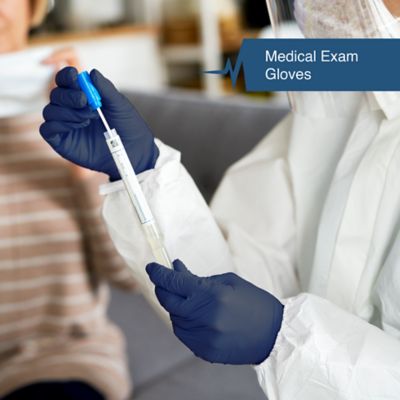 Image showing 3 th FifthPulse Nitrile Exam Latex Free & Powder Free Gloves - Box of 100 Gloves