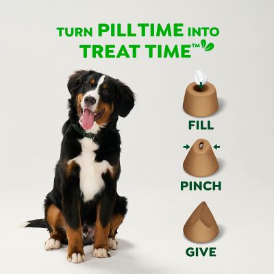 Image showing 5 th Greenies Pill Pockets for Dogs Small, Tablet Size Soft Dog Treats, Chicken Flavor, 3.2 oz., Pack of 30